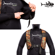 marlin vest brown pocket