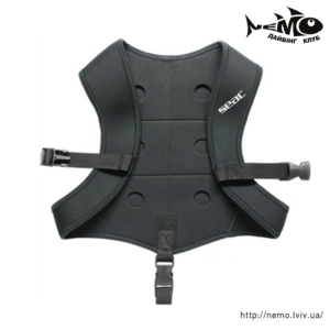 Seac Sub Vest Black Smooth