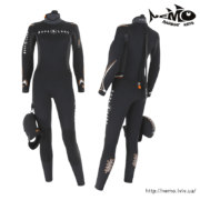 aqualung dive set woman 5mm