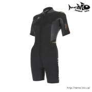 aqualung dive set woman jacket