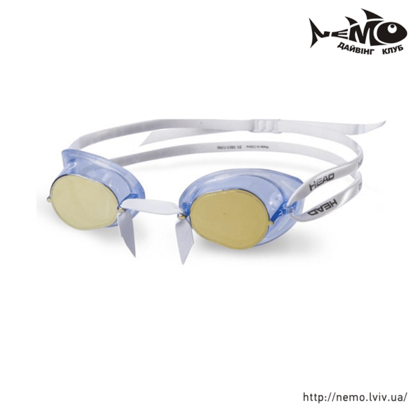 head reacer mirrored blue