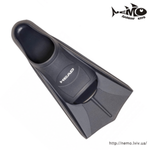 head soft fins grey
