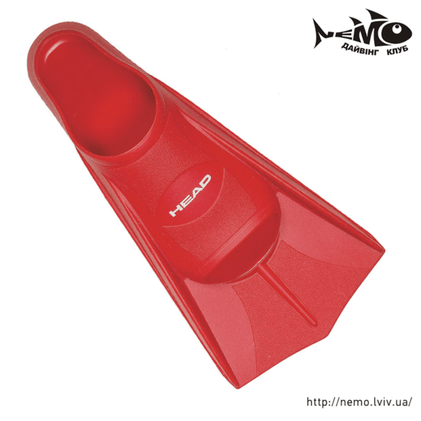 head soft fins red