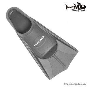 head soft fins s grey