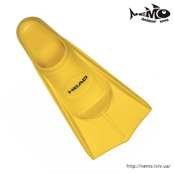 head soft fins yellow