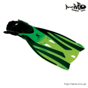 scubapro snorkel kid green